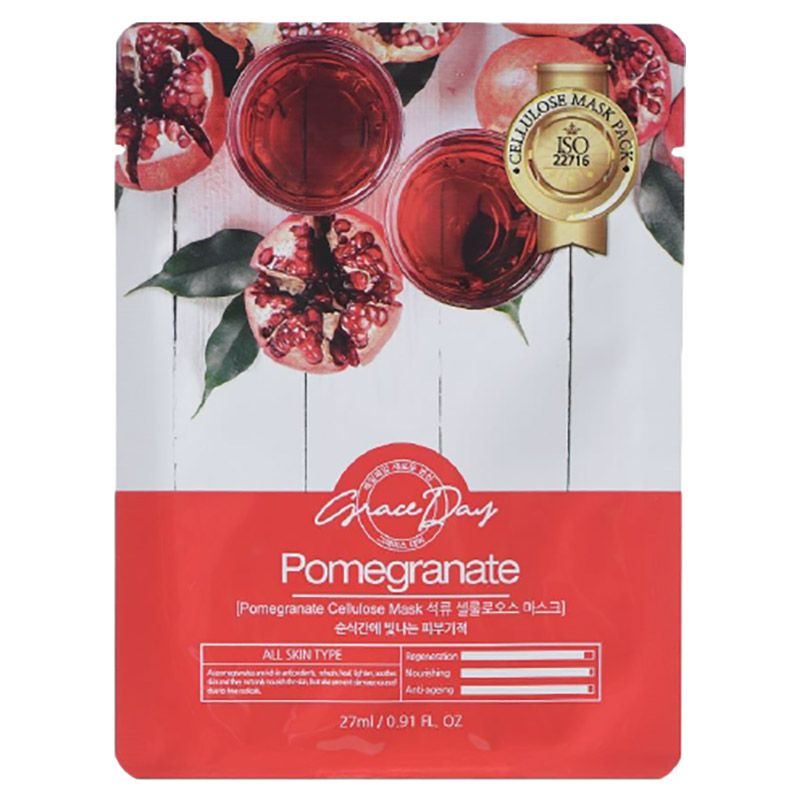 Grace Day - Traditional Oriental Mask Sheet Pomegranate