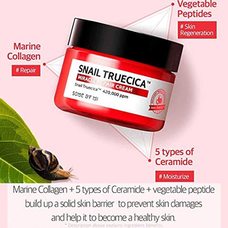 Some By Mi - Snail Truecica Miracle Repair Cream 60g