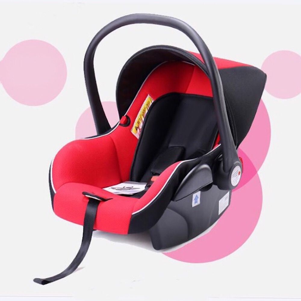 New Style Pikkaboo Infant Car Seat - Red