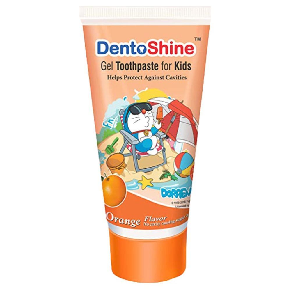 Dentoshine - Kids Doraemon Gel Toothpaste - 80g - Orange