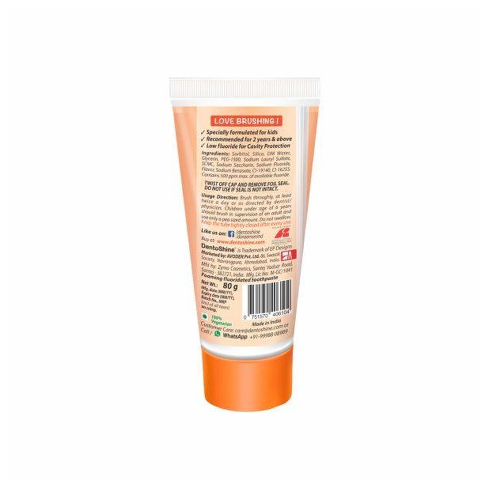 Dentoshine - Kids Doraemon Gel Toothpaste - 80g - Orange