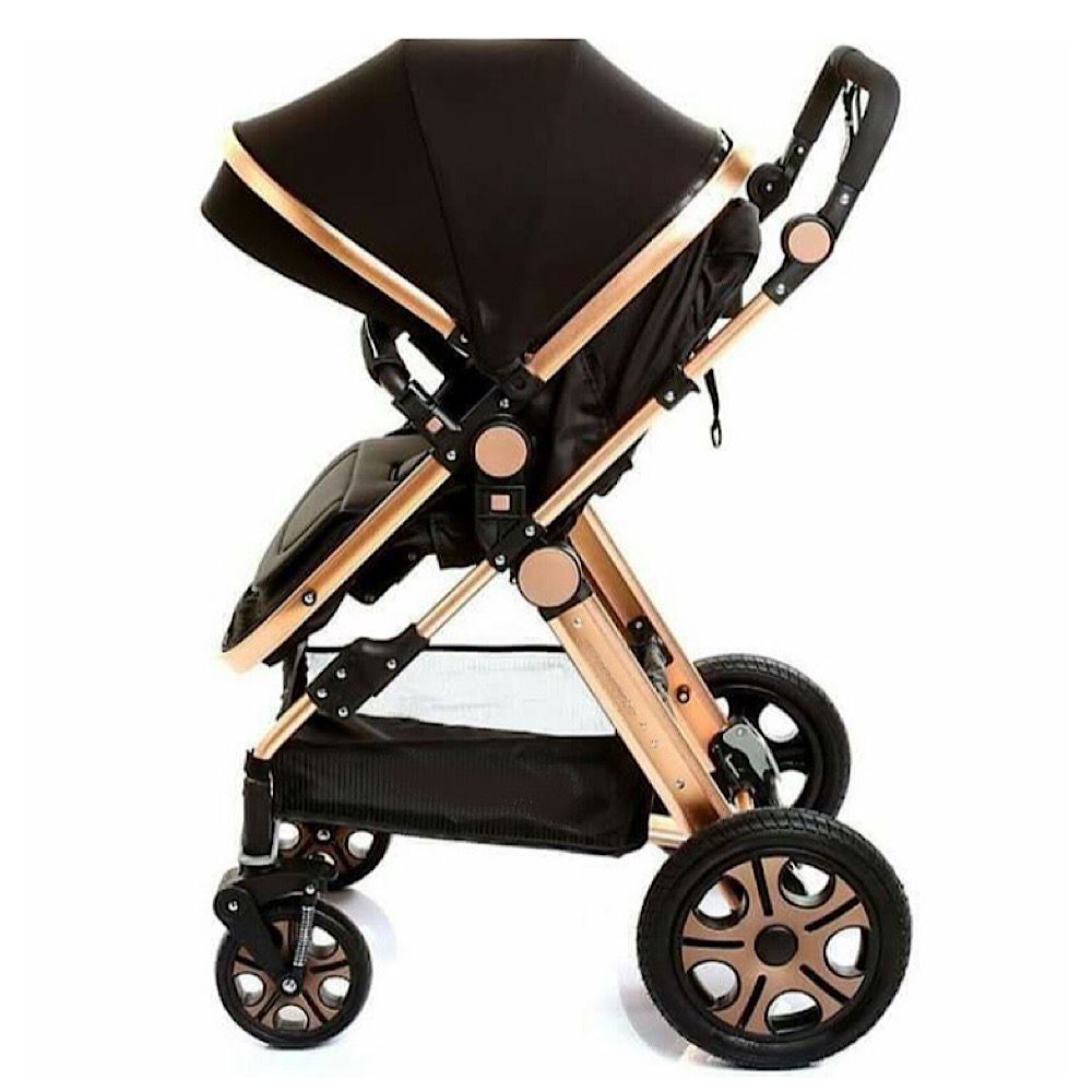 Pikkaboo - 4In1 Luxury Stroller Travel System - Black