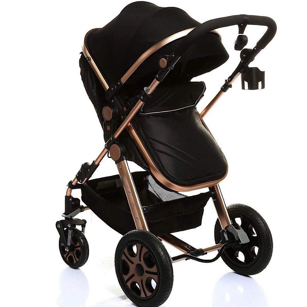 Pikkaboo - 4In1 Luxury Stroller Travel System - Black