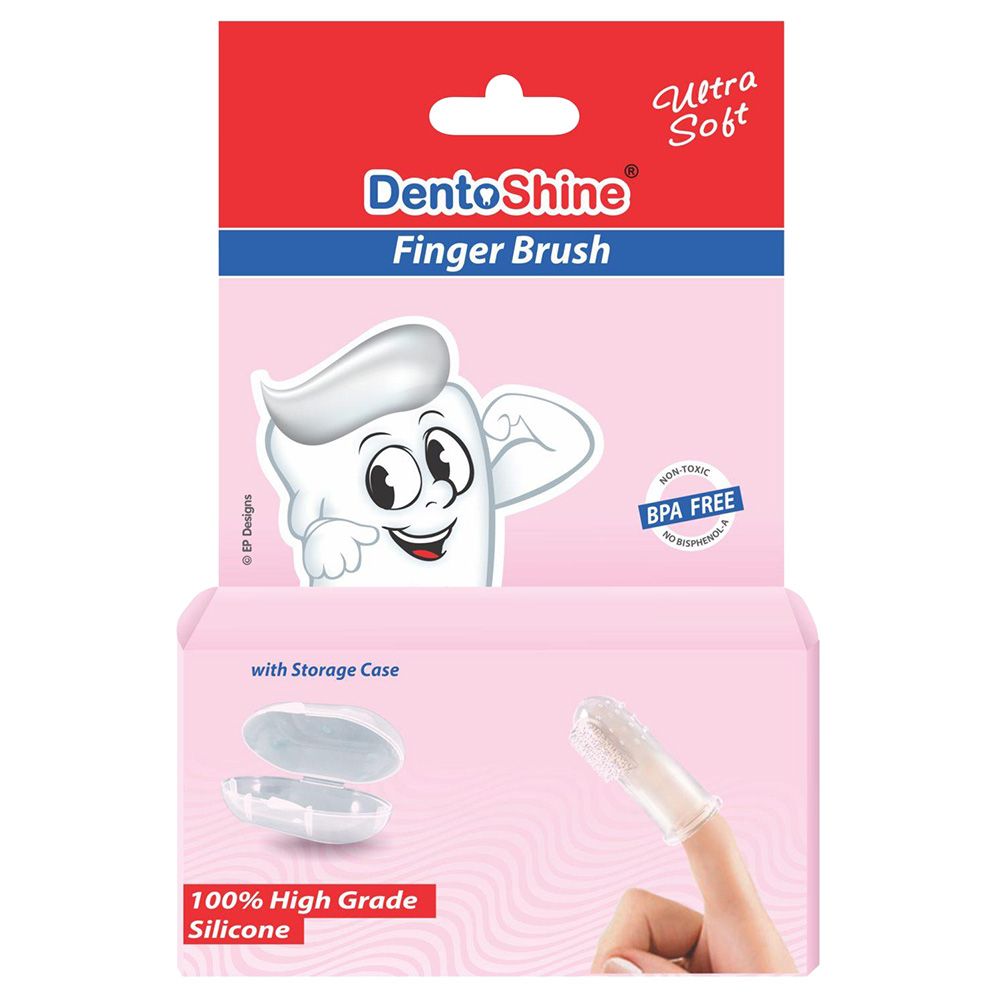 DentoShine - Finger Brush Ultra Soft - Pink