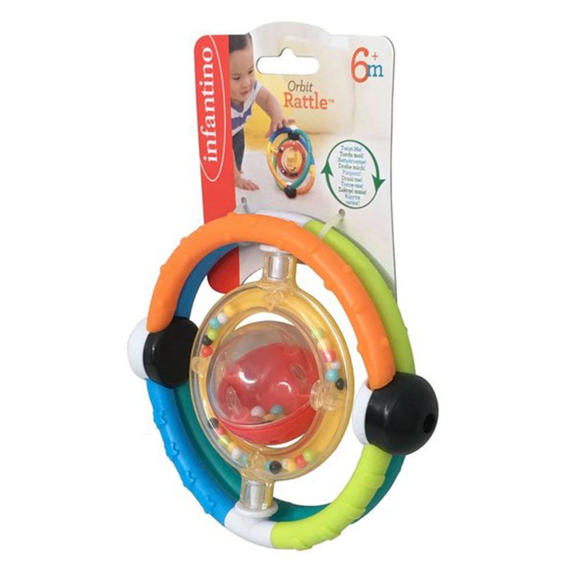 Infantino - Orbit Rattle 1pc - Assorted