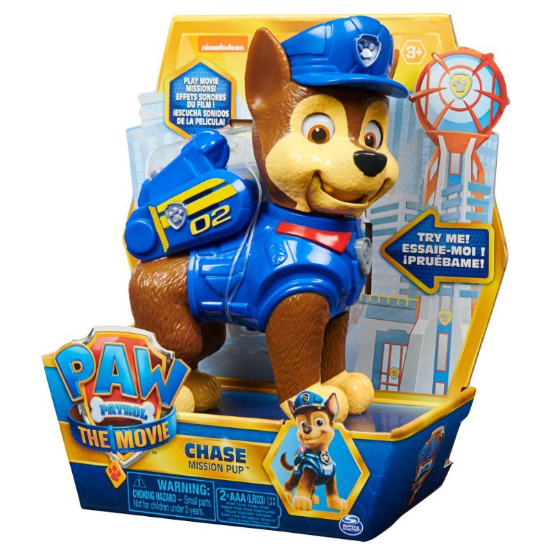 Paw Patrol The Movie Interactive Figure - Chase