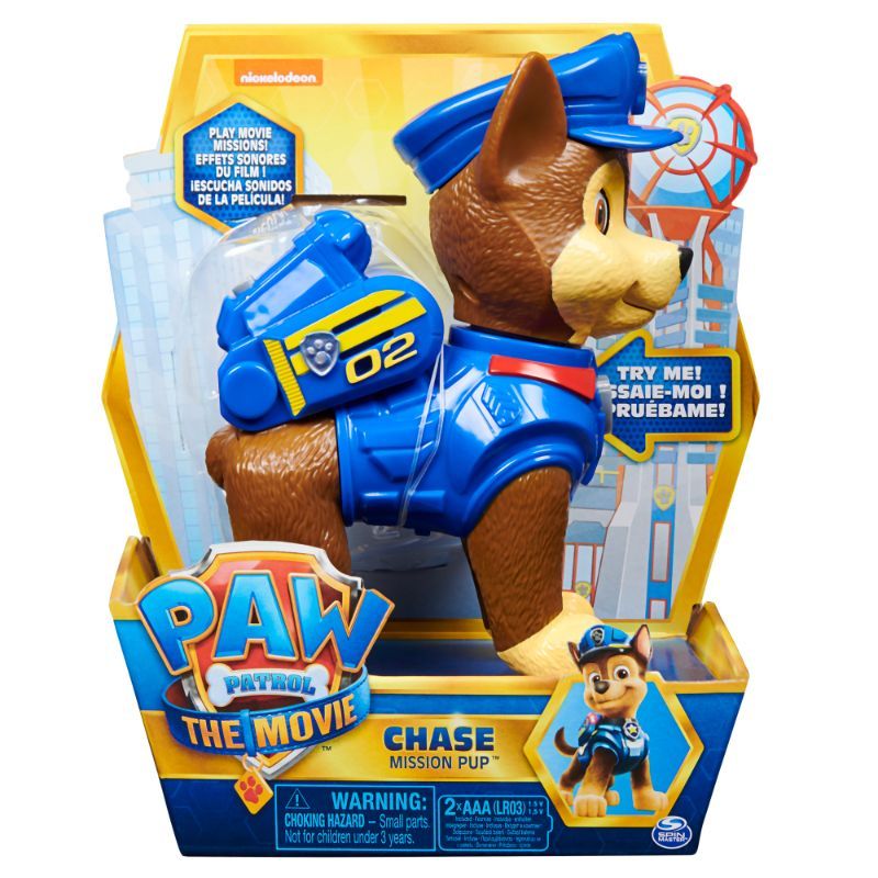 Paw Patrol The Movie Interactive Figure - Chase