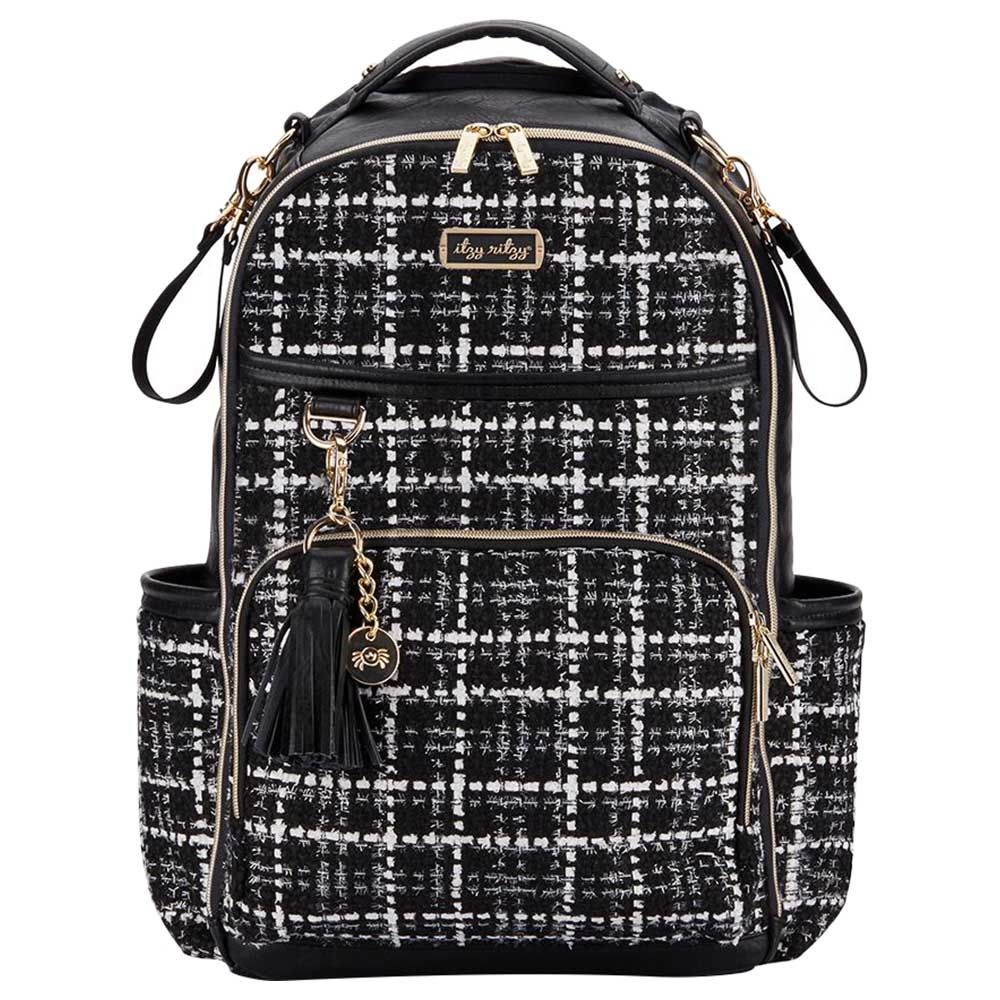 Itzy Ritzy - Boss Plus Backpack Kelly - Black