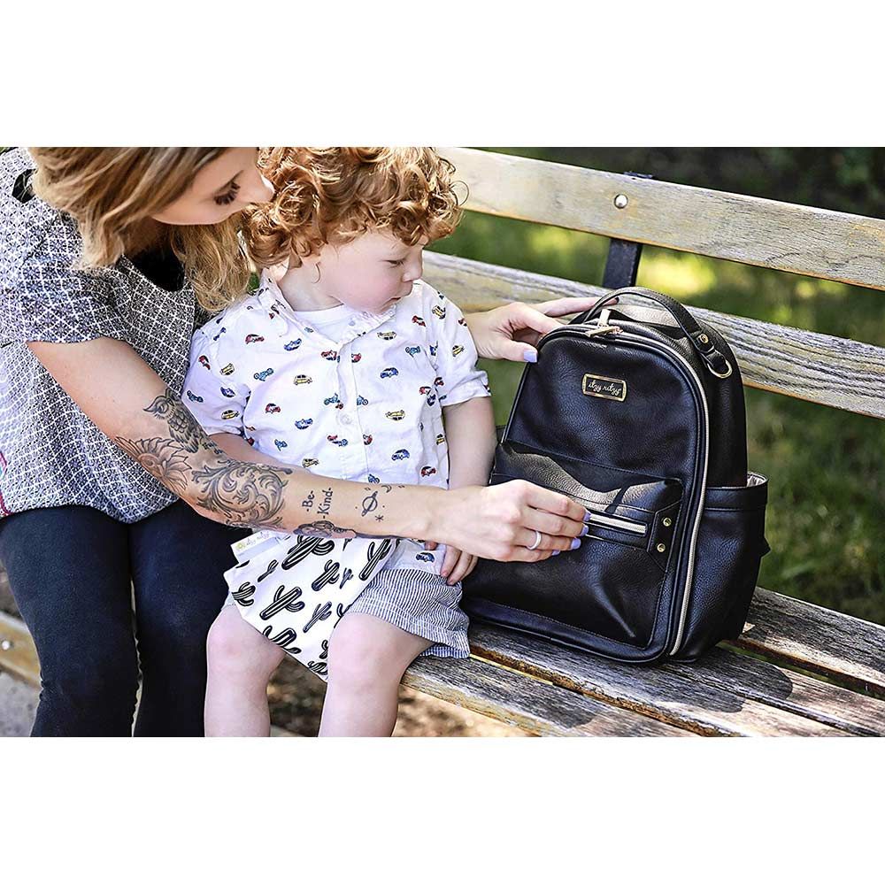 Itzy Ritzy - Mini Backpack Diaper Bag - Black