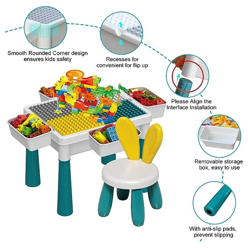 Pikkaboo - Build & Play Lego Table 