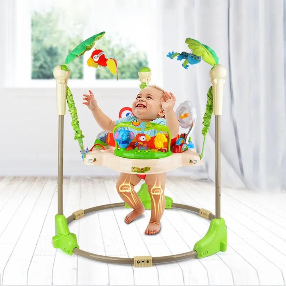 Pikkaboo - Musical Frog Baby Jumperoo