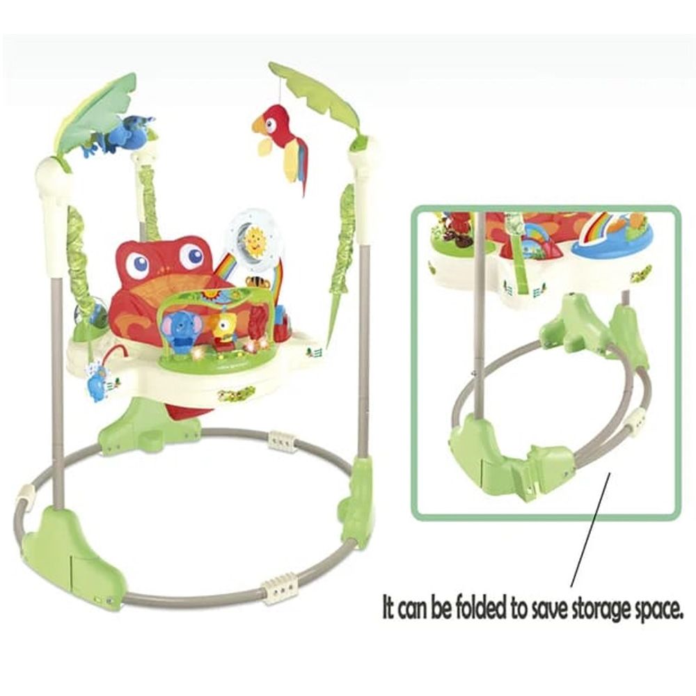 Pikkaboo - Musical Frog Baby Jumperoo