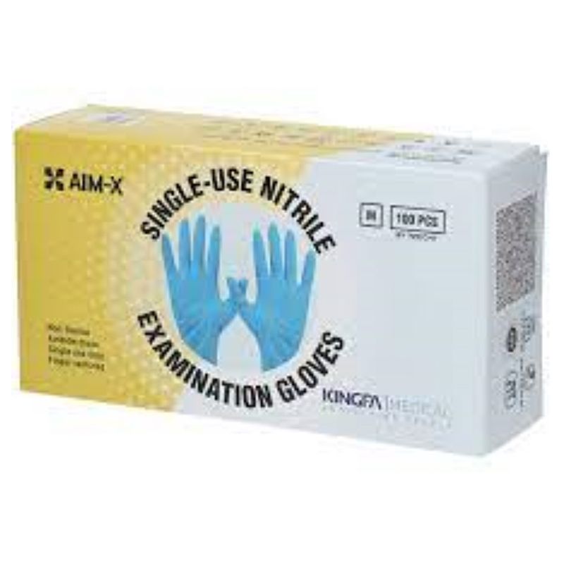 Pikkaboo - Medical Nitrile Powder-Free Examination Gloves - M