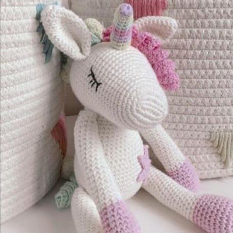 Pikkaboo - Snuggle & Play Crocheted Unicorn