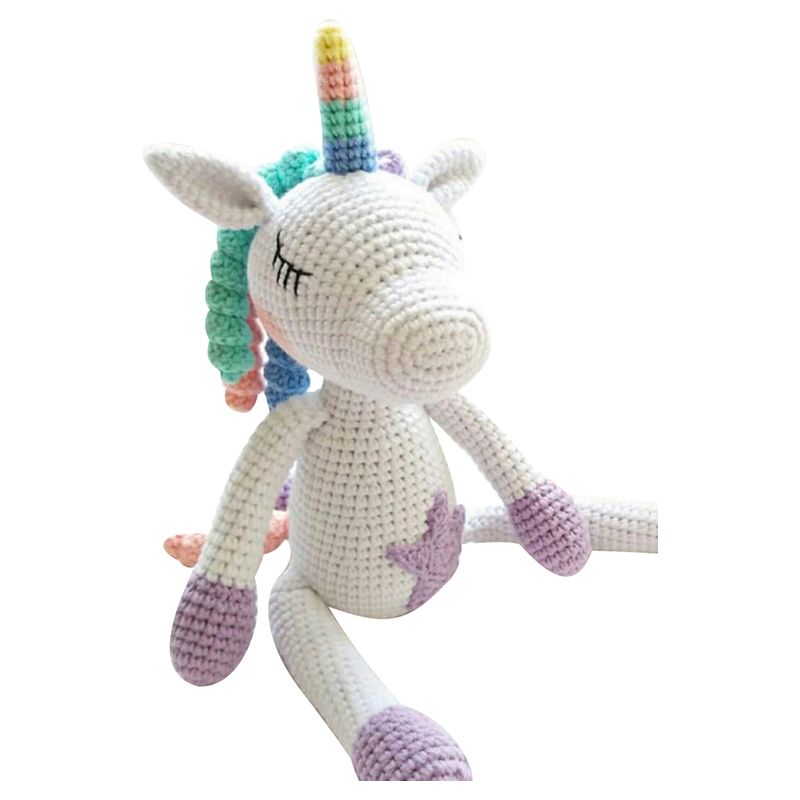 Pikkaboo - Snuggle & Play Crocheted Unicorn