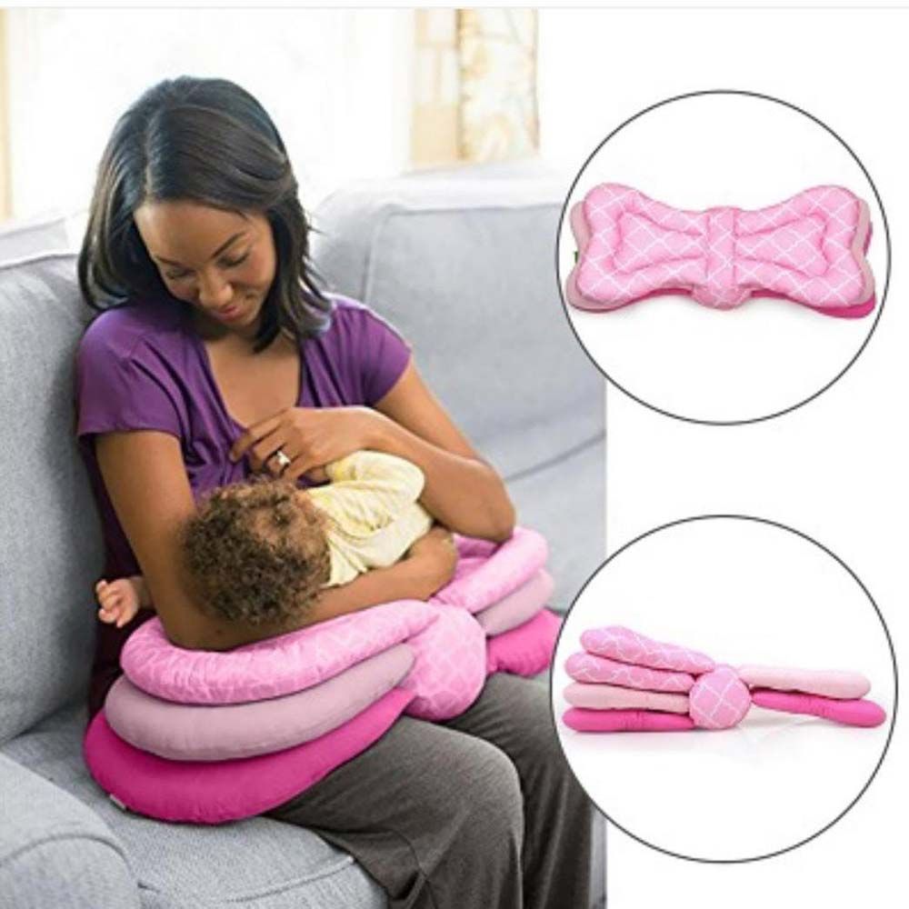 iBABY - 3-in-1 Adjustable Nursing Pillow - Pink