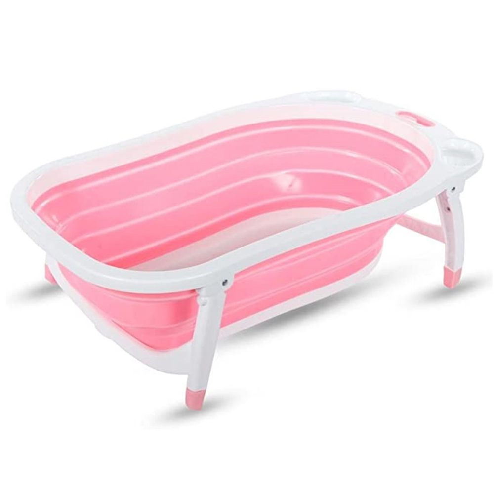 Pikkaboo - Baby Foldable Portable Non-Slip Bath Tub - Pink