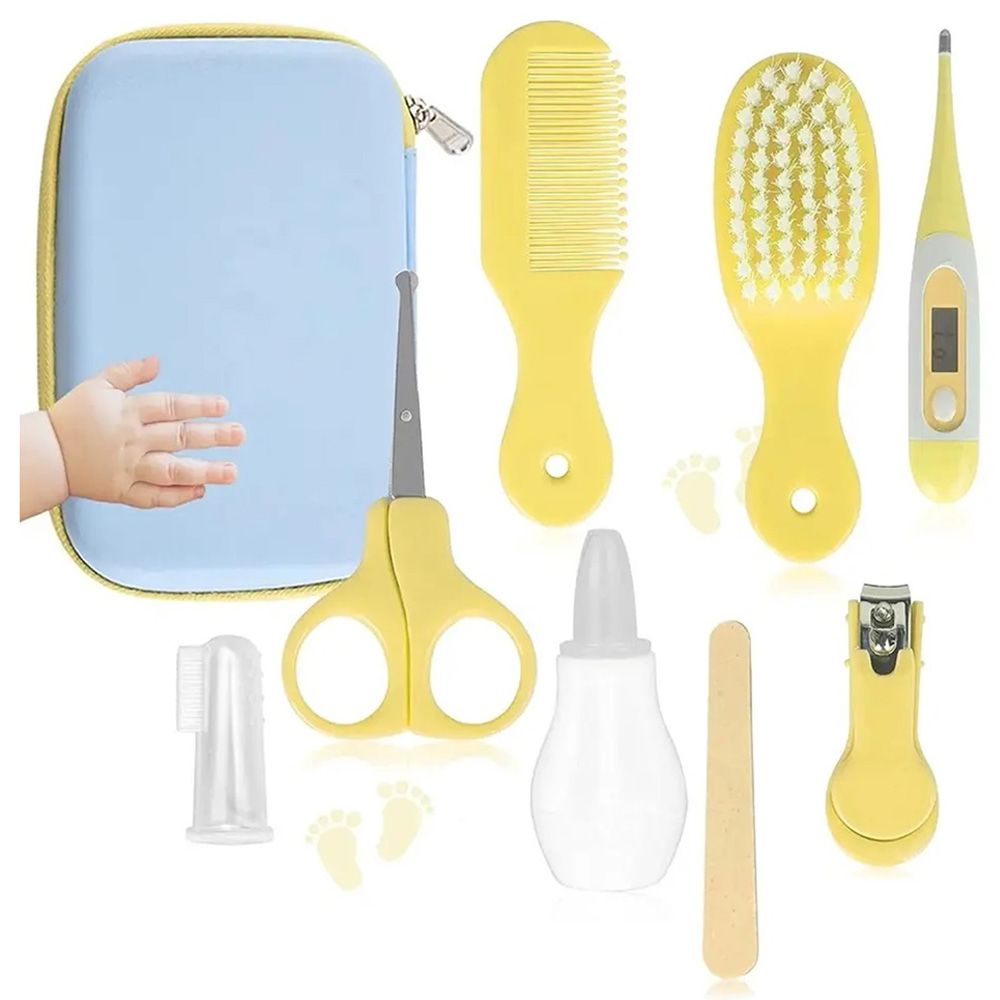 Pikkaboo - 8-In-1 Premium Babycare Grooming Kit w/ Eva Box