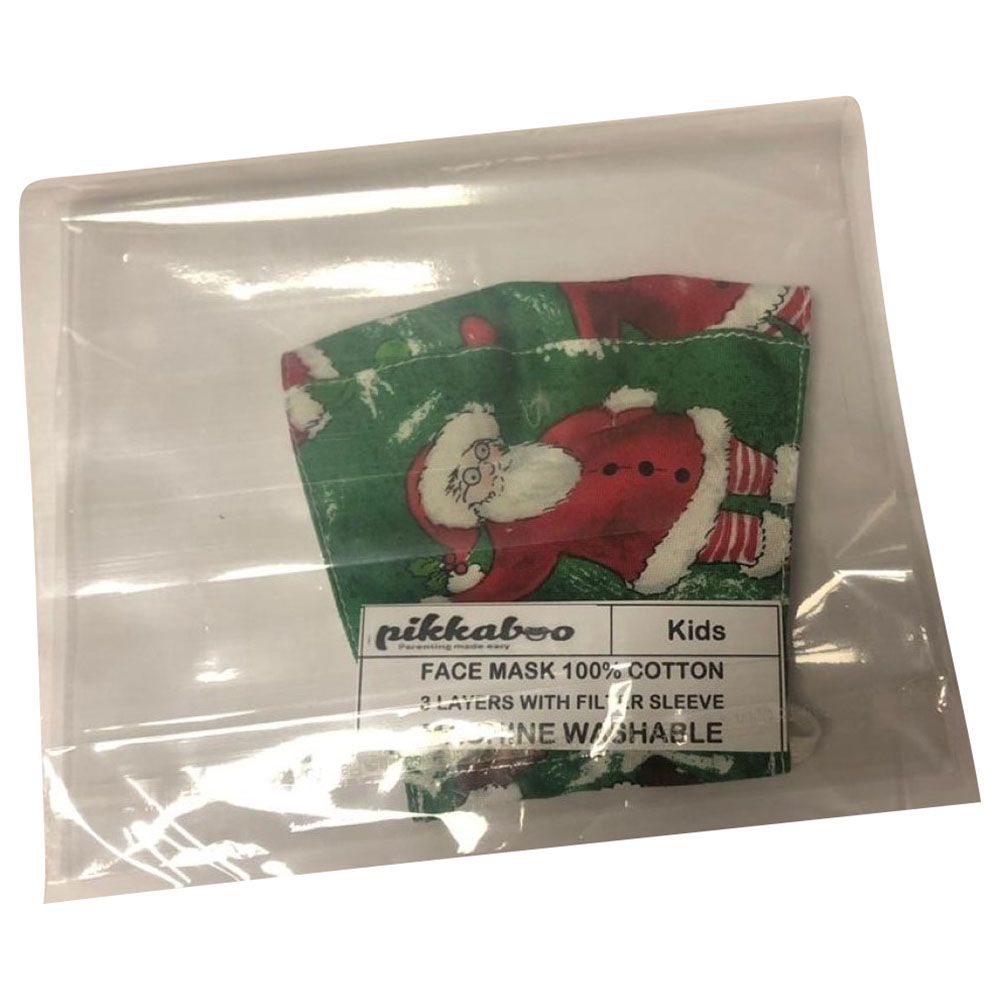 Pikkaboo - 3-Layered Washable Christmas Face Mask-Kids