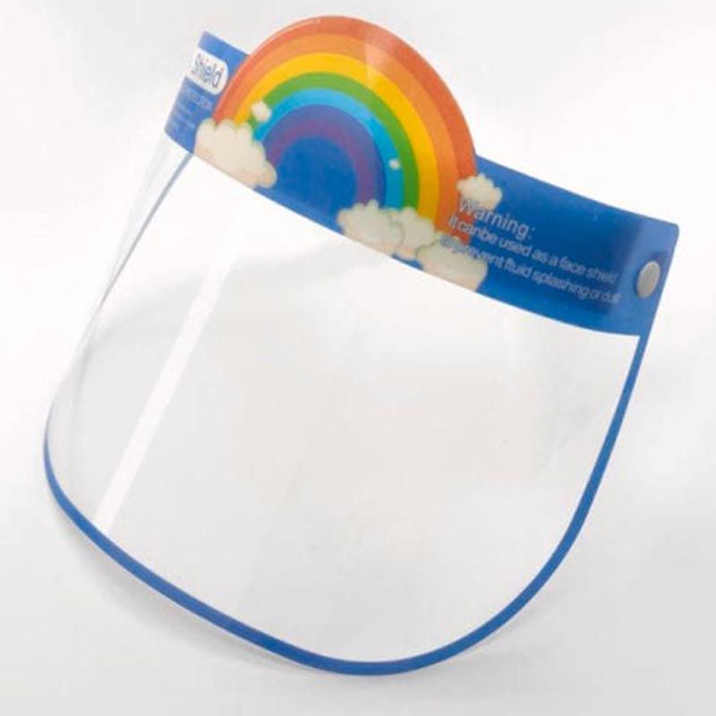 Pikkaboo Kids Protective Face Shield + Elastic Band Rainbow