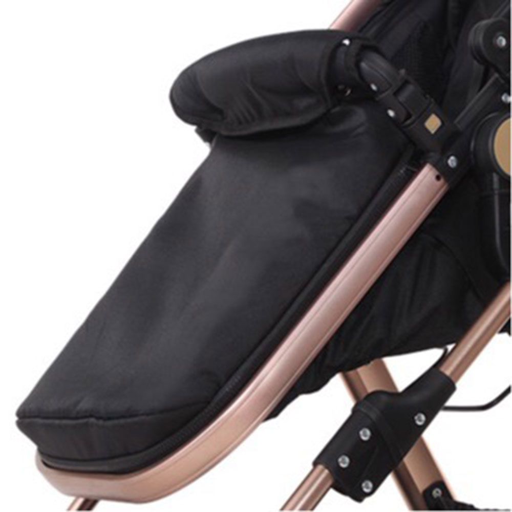 Pikkaboo - 3In1 Luxury Pram Stroller - Black