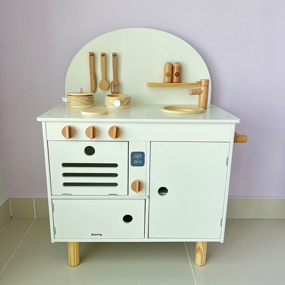 Woody Buddy - Vintage Kitchen - White