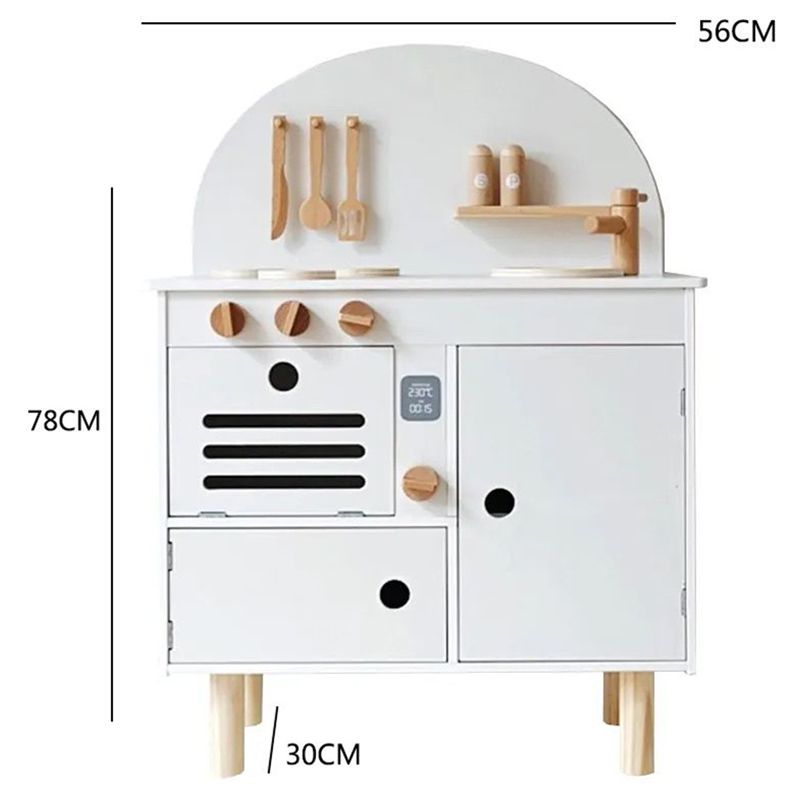 Woody Buddy - Vintage Kitchen - White