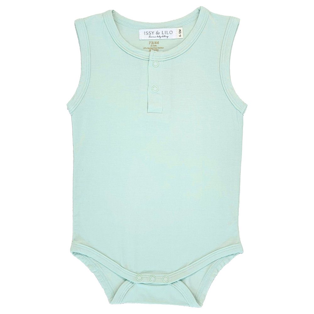 Issy & Lilo - Sleeveless Bamboo Bodysuit - Green