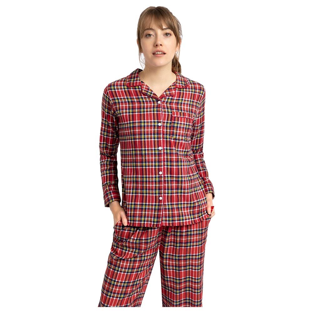 JoJo Maman Bebe - Women's Tartan Pyjama Set - Red