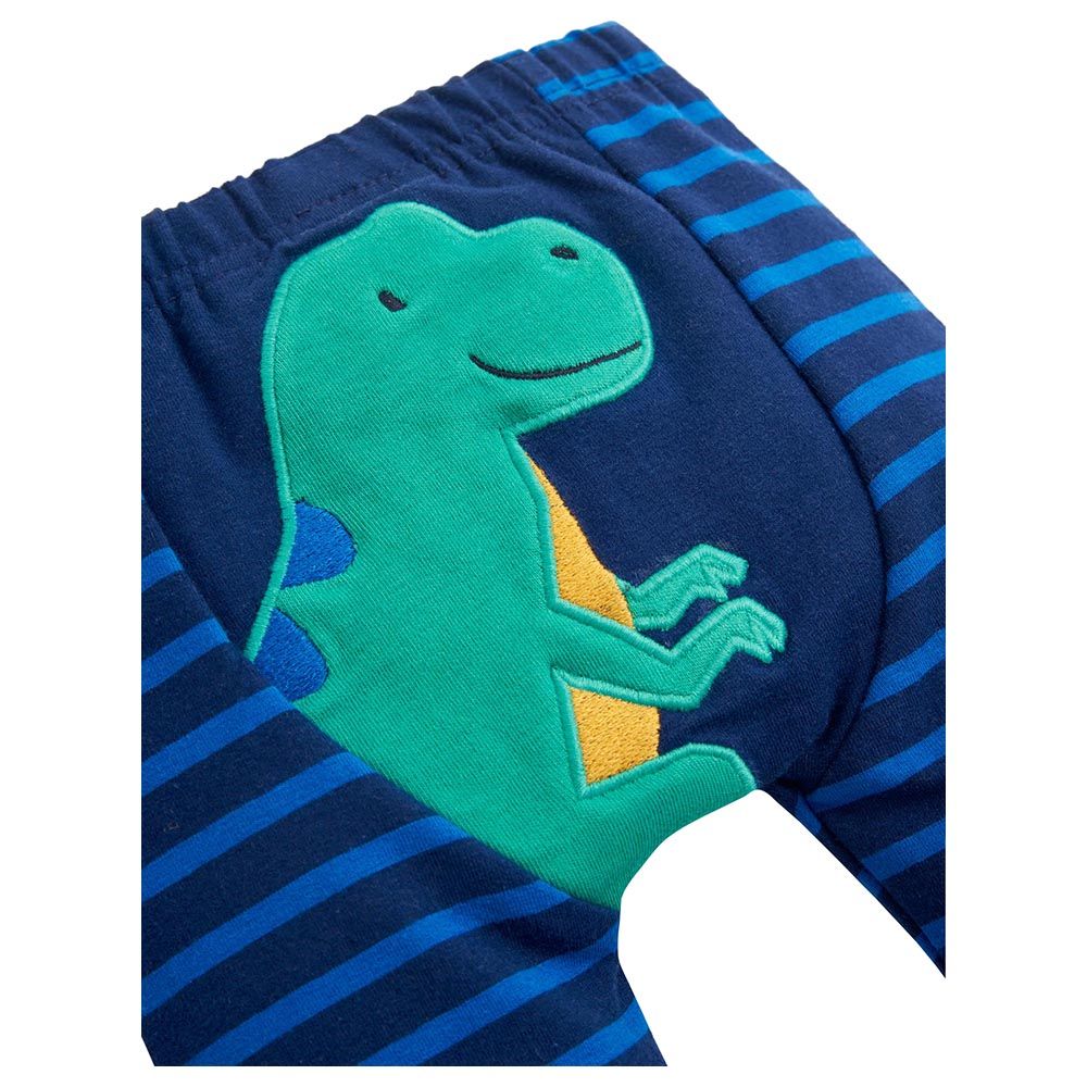 Jojo Maman Bebe - Pack of 2 Dino Baby Leggings - Navy