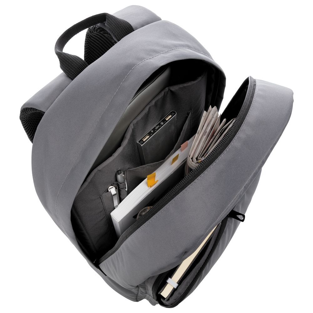 Impact - Aware RPET Basic 15.6" Laptop Backpack - Grey