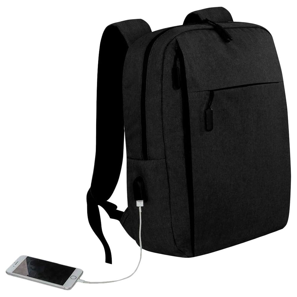 Giftology - Malacca Anti-Bacterial Backpack 15-inch Black