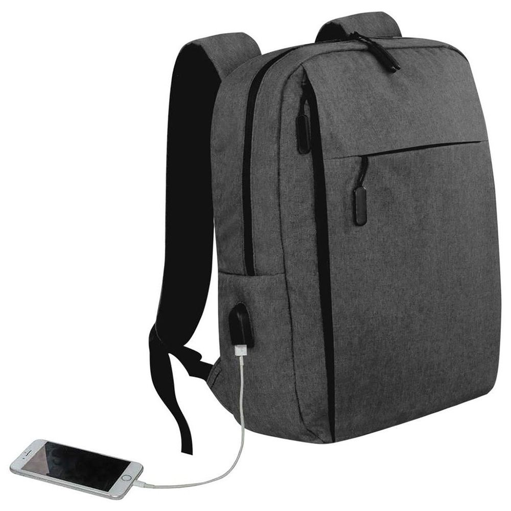 Giftology - Malacca Anti-Bacterial Backpack 15-inch - Grey