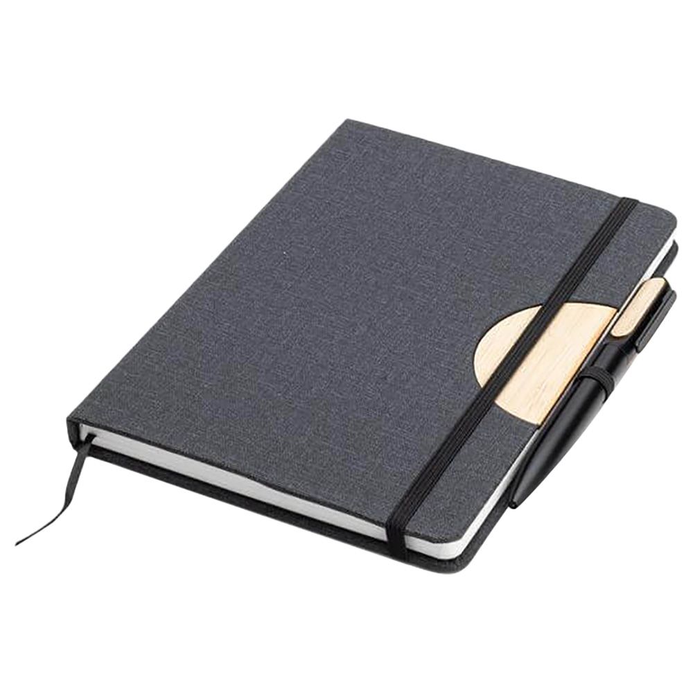 Eco-Neutral - Bunde A5 Notebook & Pen W/ Bamboo Element Set