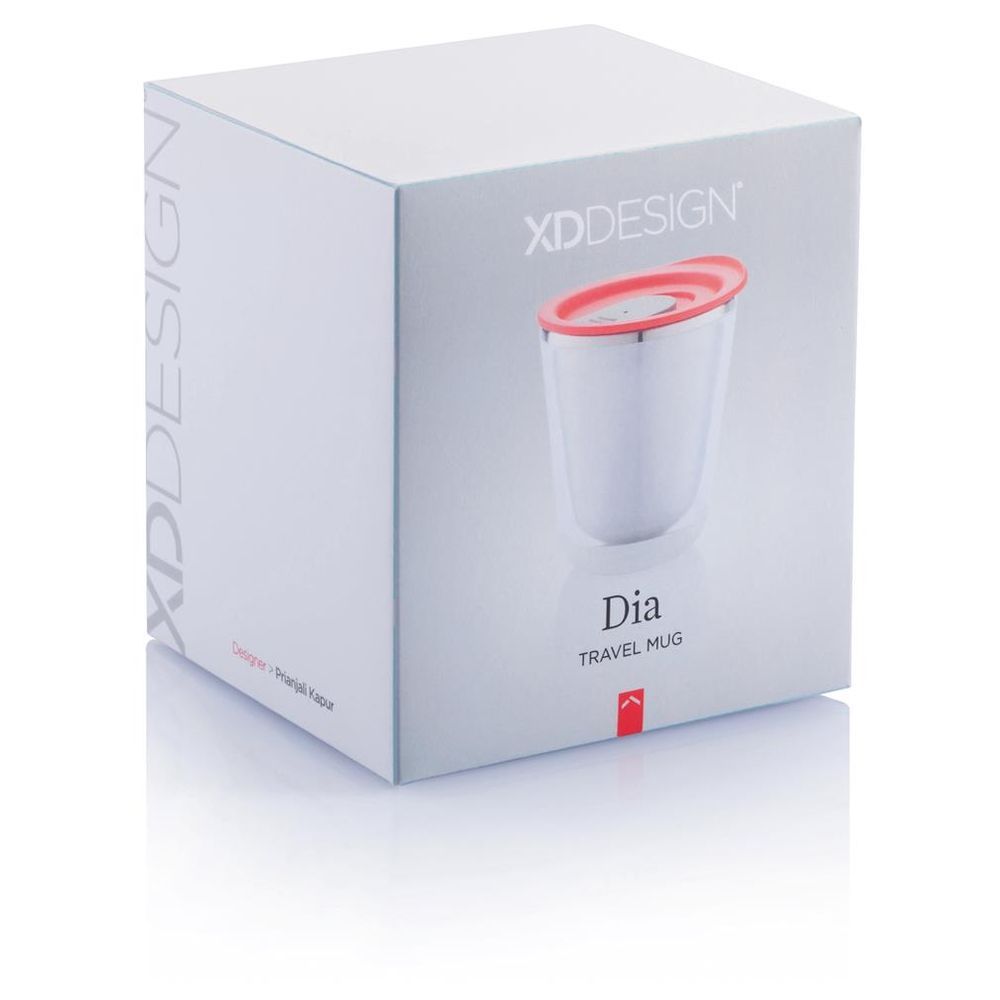 XD Design - Dia Stainless Steel Coffee Mug - Red