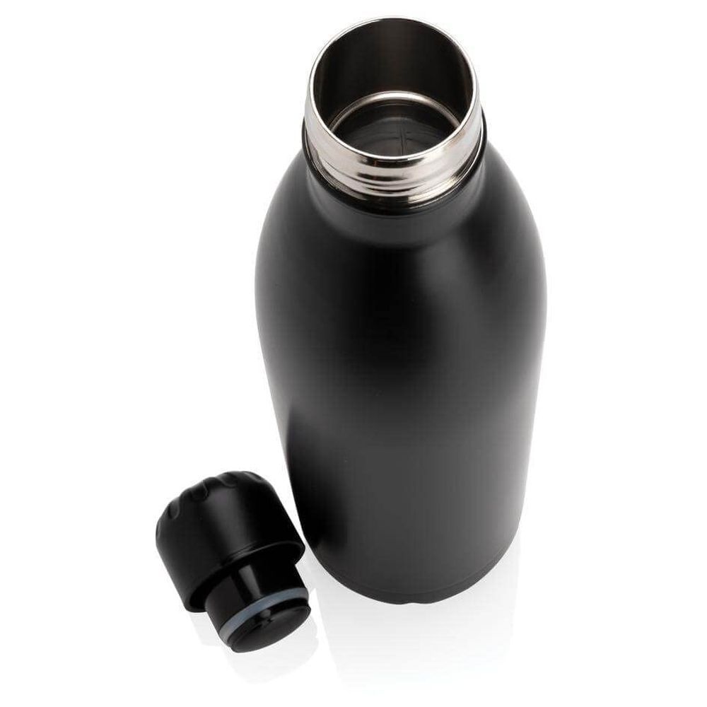 Hans Larsen - Grodno Soft Touch Insulated Water Bottle 500ml - Black