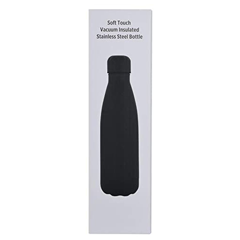 Hans Larsen - Grodno Soft Touch Insulated Water Bottle 500ml - Black