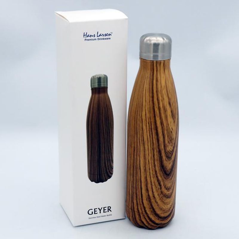 Hans Larsen - Geyer Stainless Steel Water Bottle - Brown