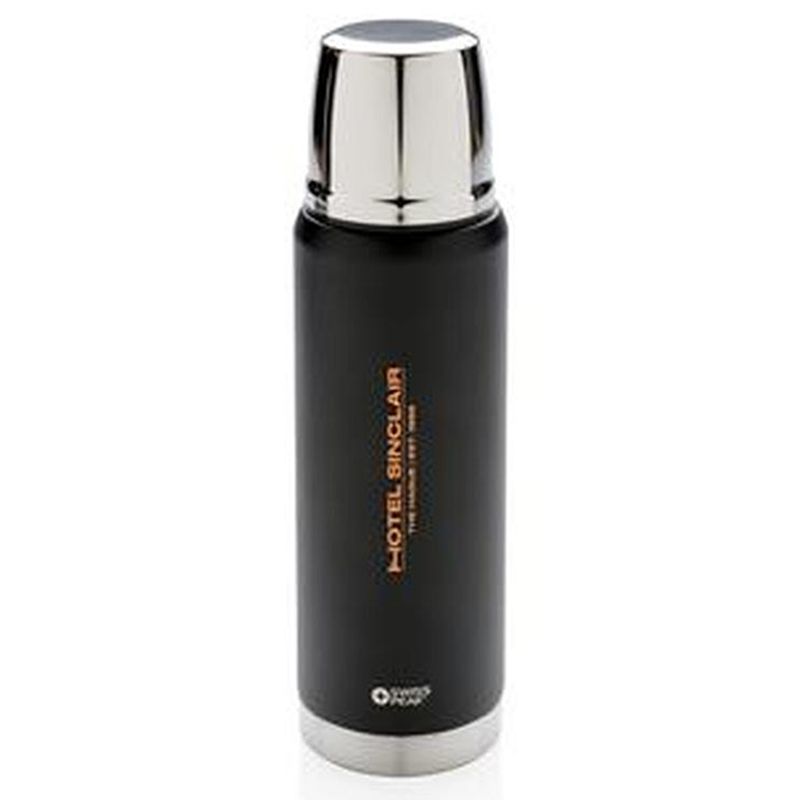 Swiss Peak - Elite Copper Vacuum Flask 0.5L - Black