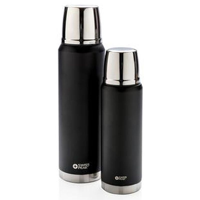 Swiss Peak - Elite Copper Vacuum Flask 0.5L - Black