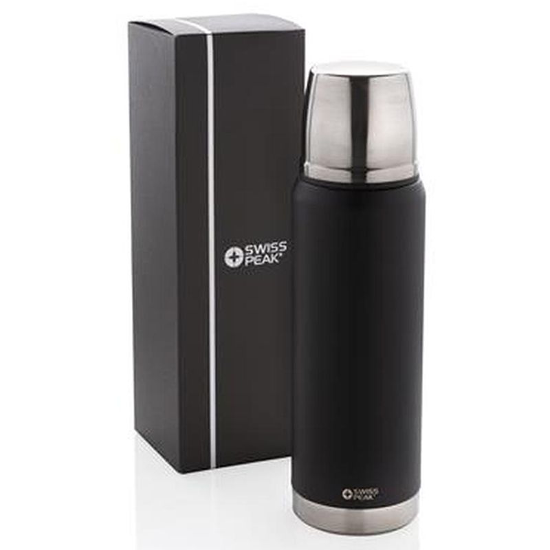 Swiss Peak - Elite Copper Vacuum Flask 0.5L - Black