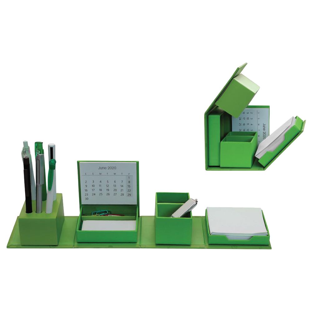 Eco-Neutral - Vernon Desktop Memo Cube - Green