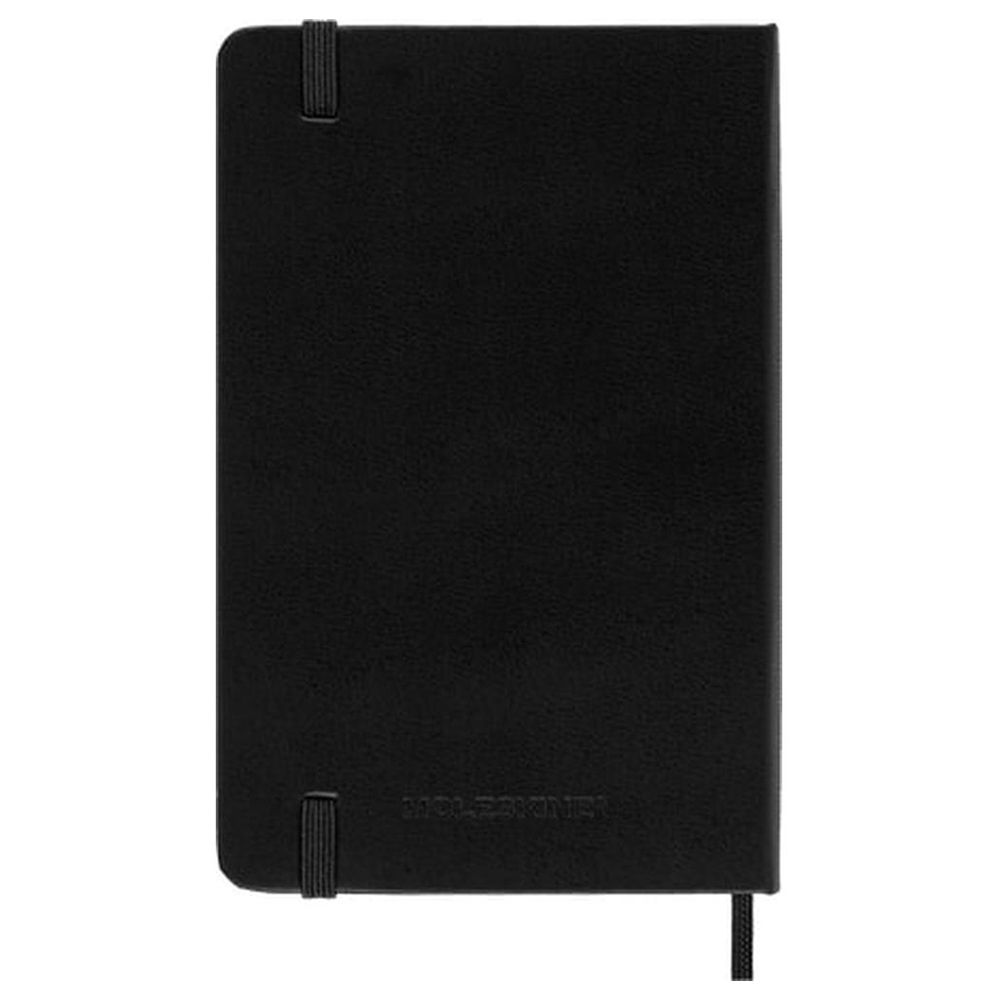 Moleskine - Pocket Hard Cover Ruled Notebook - Black