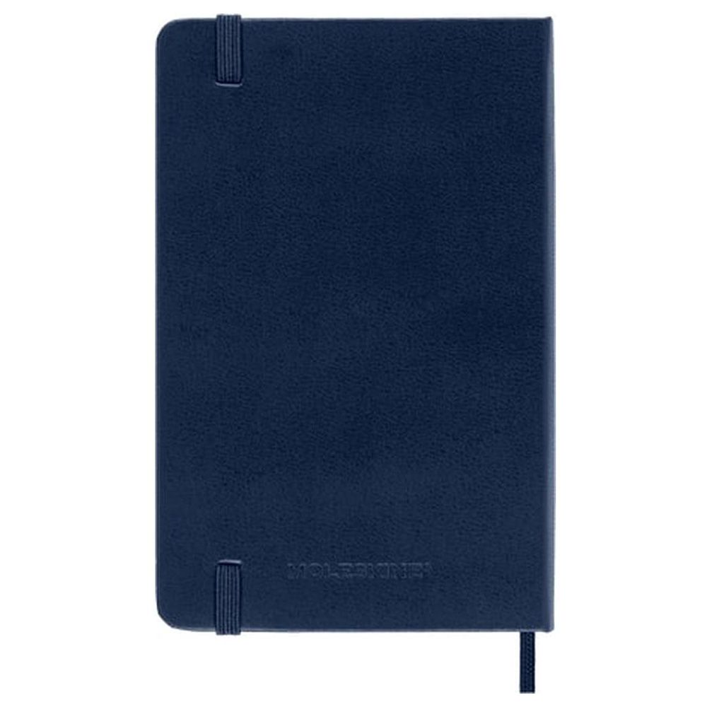 Moleskine - Pocket Hard Cover Ruled Notebook - Navy Blue