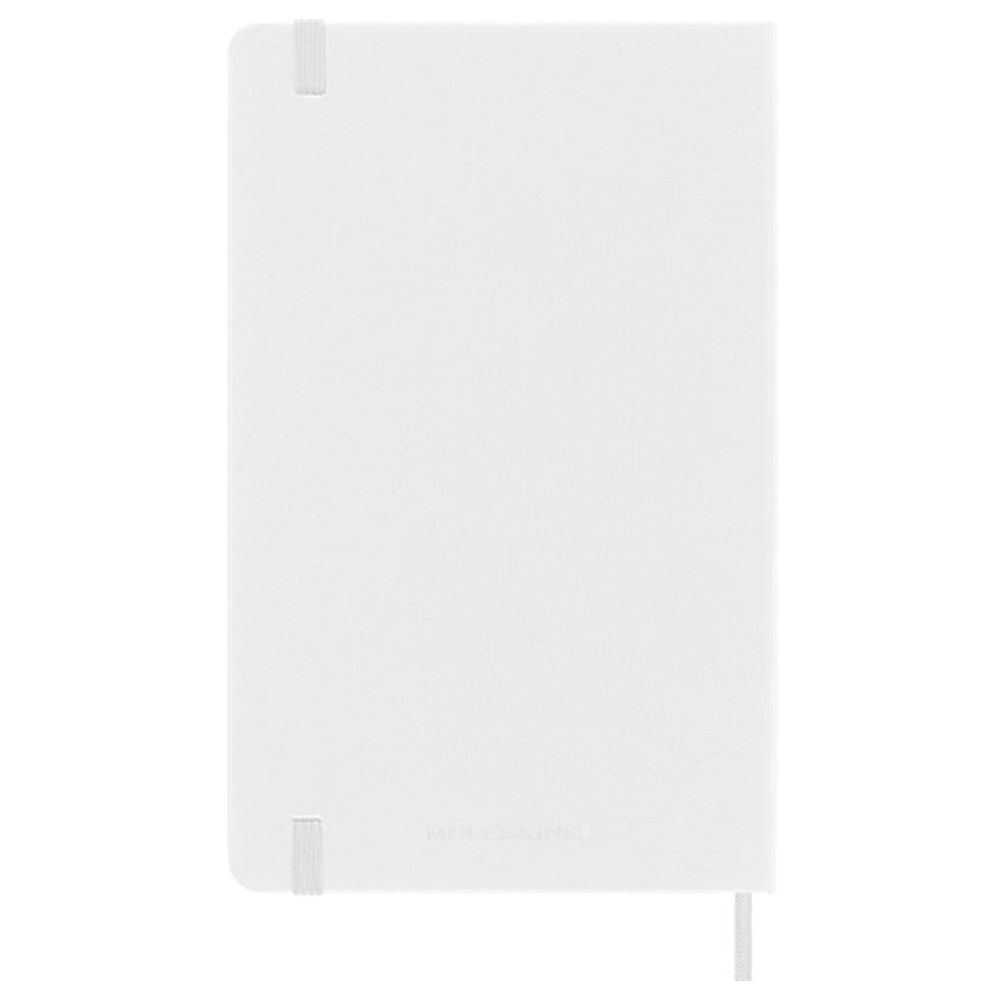 Moleskine - Classic Large Ruled Hard Cover Notebook - White