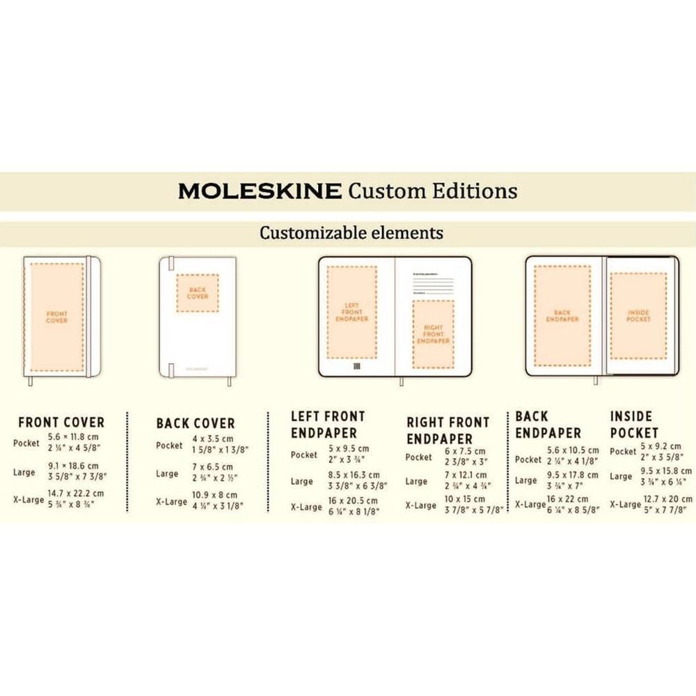 Moleskine - Classic Large Ruled Hard Cover Notebook - White