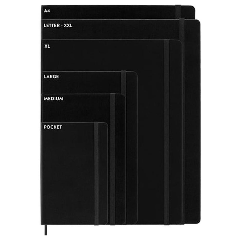 Moleskine - Classic Xl Ruled Soft Cover Notebook - Black