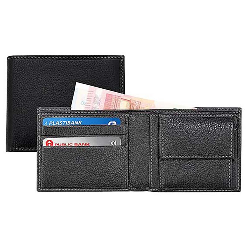 Santhome - Cancun Men's Wallet In Genuine Leather - Black