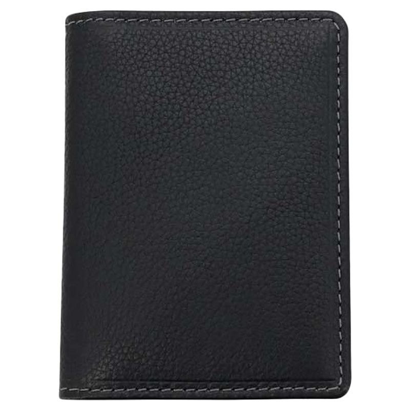 Santhome - Chalco Card Case In Genuine Leather - Black