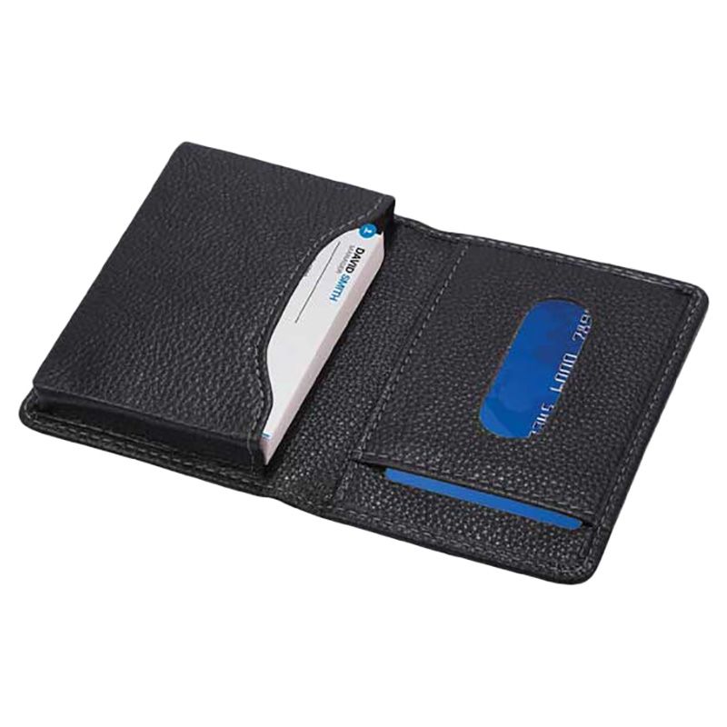 Santhome - Chalco Card Case In Genuine Leather - Black